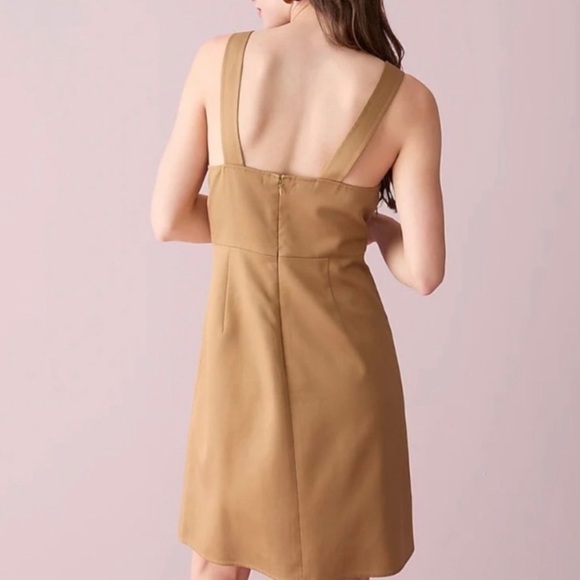 NWT J. Crew A-line Gramercy Twill Square Neck Dress - Picture 2 of 16